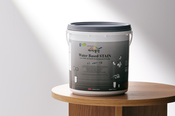 자연스러운 목재 색감의 아이생각 수성스테인