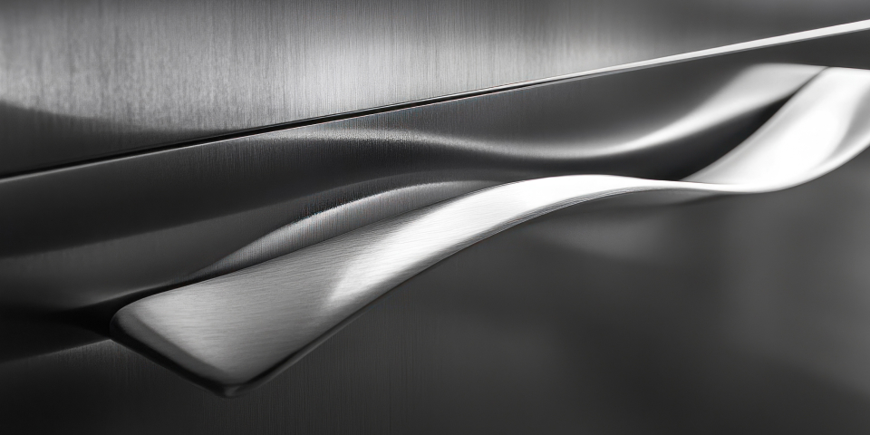 실버 메탈 손잡이 사진