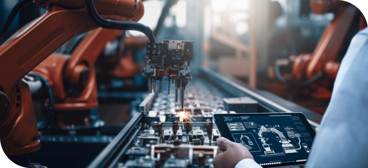 공장 로봇 사진