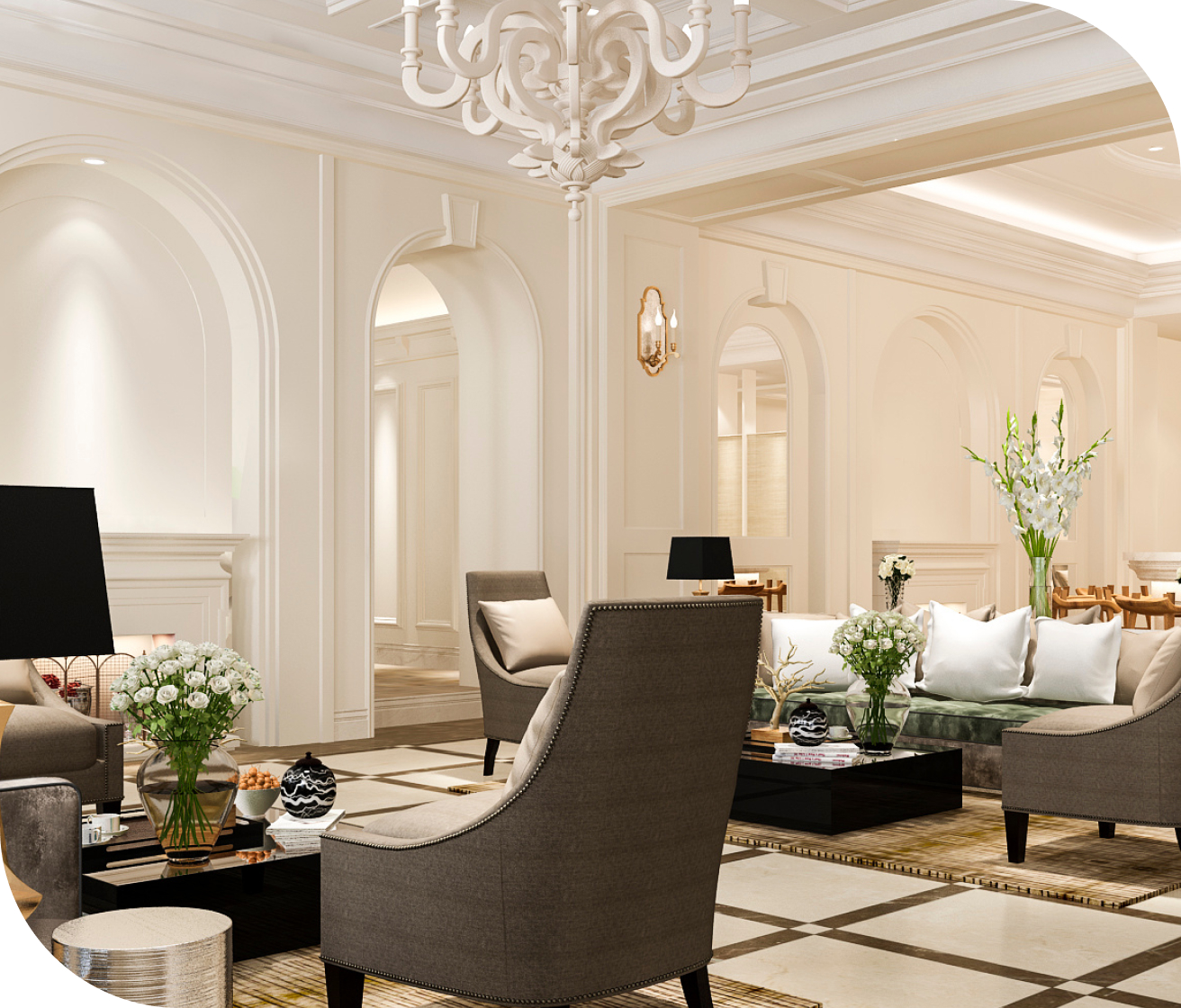 럭셔리 공간 사진