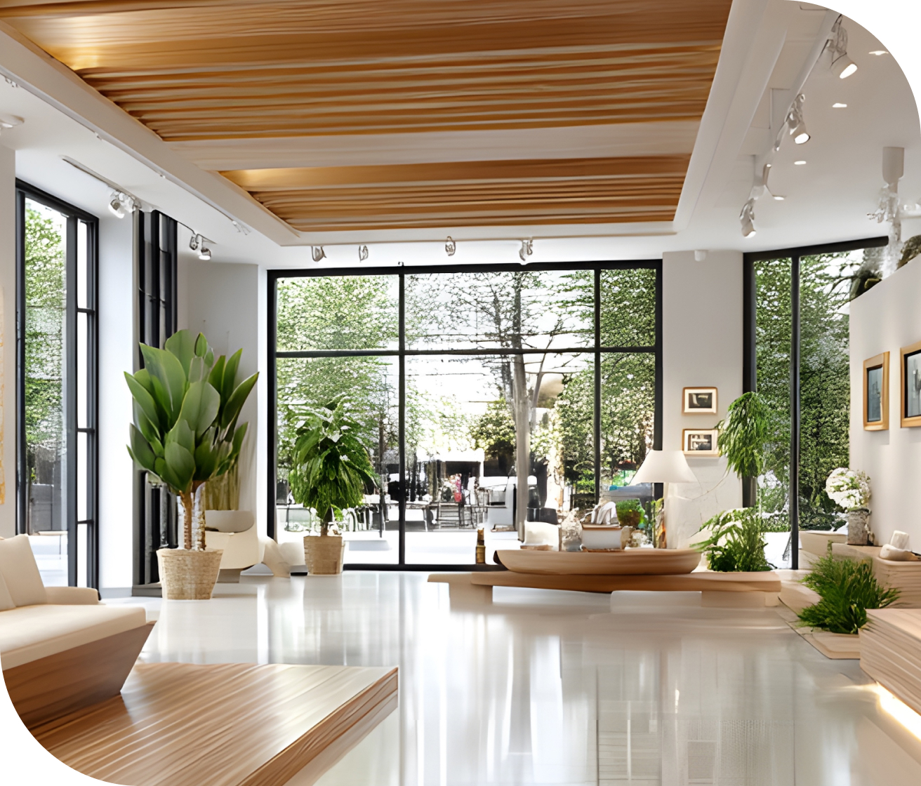 럭셔리 호텔 내부 사진