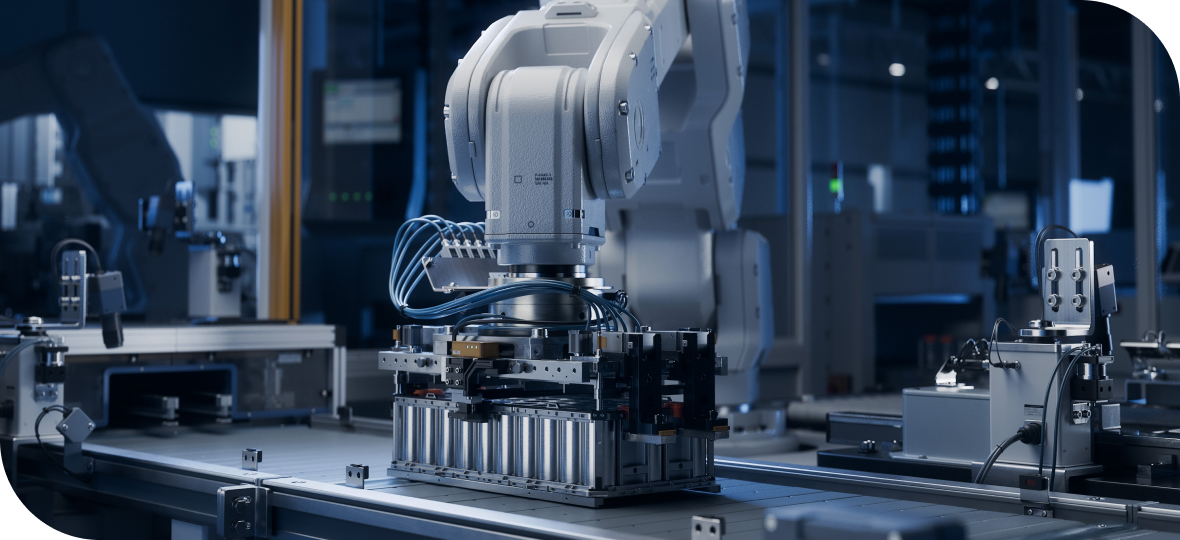 배터리 공장 기계 사진