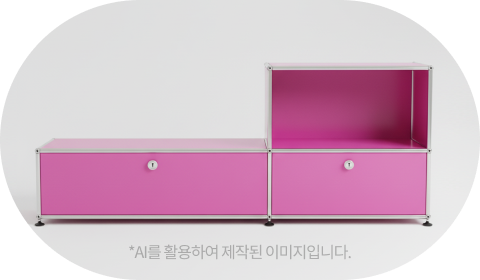 비비드 핑크 수잡장 사진, *AI를 활용하여 제작된 이미지입니다.