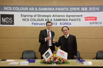 삼화페인트, 세계적인 컬러 시스템 NCS(Natural Color System)와 제휴
