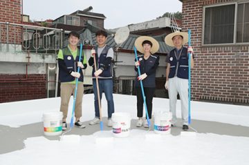 삼화페인트, 무더위 온열질환 위험 가구 위해 차열페인트 지원